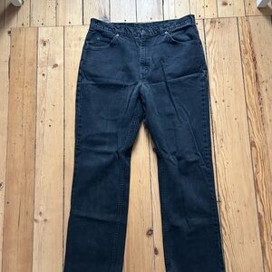 Vintage Levi’s Men's Black Jeans
